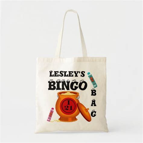 Bingo Tote Bag Zazzle