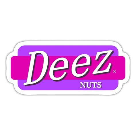 'Deez Nuts Meme Logo' Sticker | Spreadshirt in 2024 | Deez nuts, Deez ...