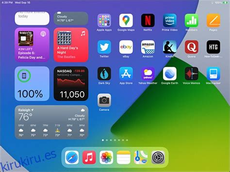 C Mo Agregar Widgets A La Pantalla De Inicio De Su Ipad En Ipados