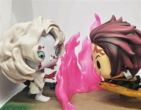 Demon Slayer Tanjiro Vs Rui Funko Pop Moment Vinyl Collectible