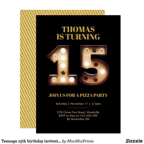 15th Birthday Invitation Templates Free Printable And Enjoyable Learning