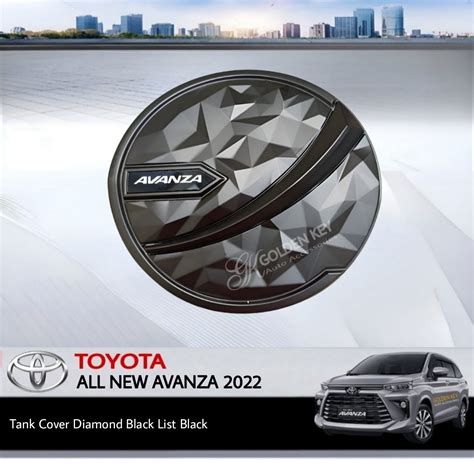 Tank Cover All New Avanza 2022 Tutup Tangki Bensin Diamond Black Doff