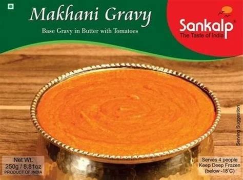 Butter With Tomato Frozen Makhani Gravy G Packaging Type Packet