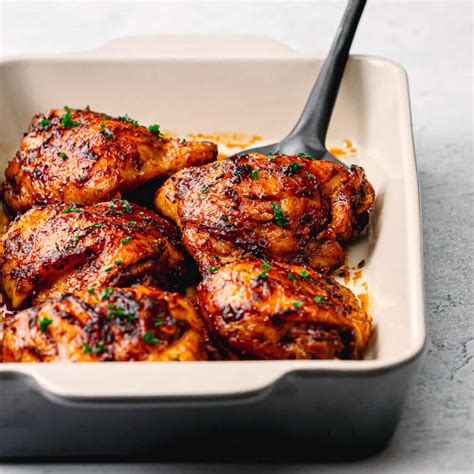 Baked Honey Mustard Chicken Thighs Posh Journal