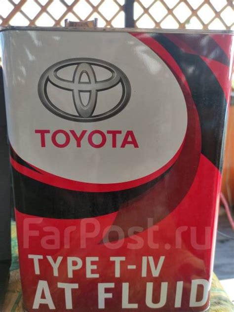 Жидкость ATF TYPE T4, 4л. (08886-01705) 08886-81015 08886-81015, Toyota ...