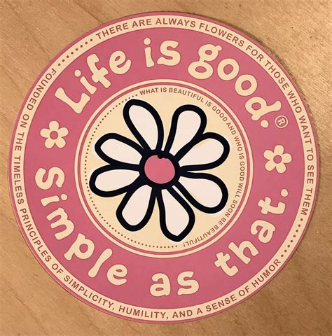 Life is Good sticker - Karabin Climbing Museum