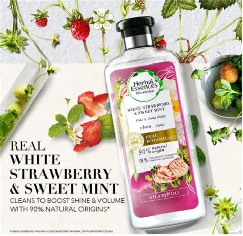 Herbal Essences Bio Renew White Strawberry Mint Shampoo Ml Dubai