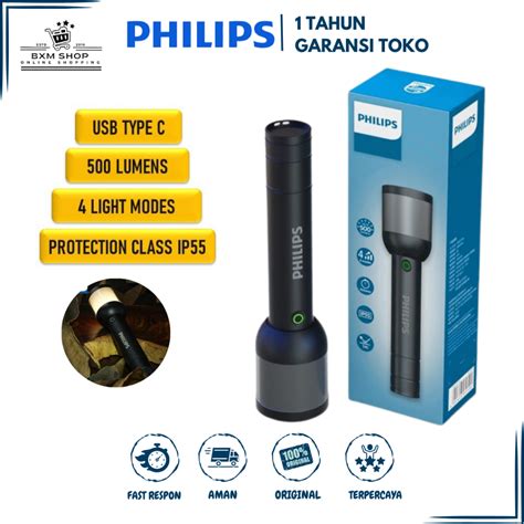 Jual Philips SFL 2187 Senter Led Super Terang Rechargeable Senter Led