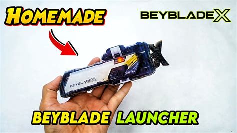 How To Make A Beyblade Launcher With Cardboards Youtube