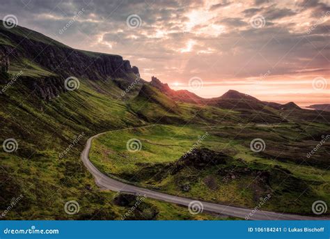 Quiraing Isle of Skye United Kingdom Stock Image - Image of nature ...