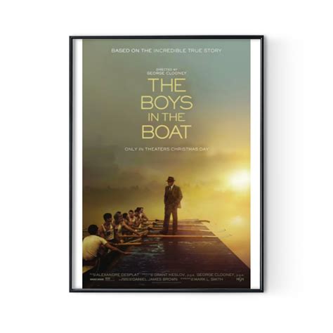 The Boys in the Boat 2023 Movie Poster, Wall Decor Digital Posters ...