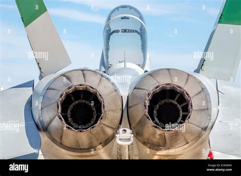 Exhaust Or Nozzle On A F Fighter Jet Stock Photo Alamy