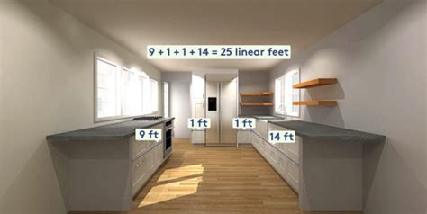 How To Calculate Linear Feet For Kitchen Cabinets