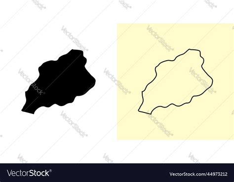 Khost map afghanistan asia filled and outline map Vector Image