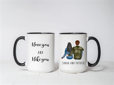 Custom Couples Mug I Love You Mug Romantic Ts For Him Etsy Uk