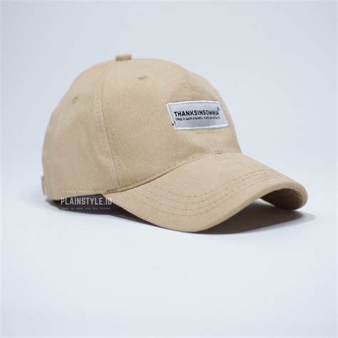 Jual Cod Topi Distro Thanksinsomnia Cream Topi Terlaris Topi Original