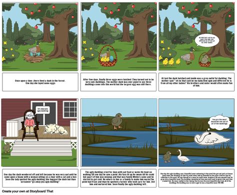 The Ugly Duckling Storyboard By A5817747