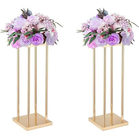 Amazon Vincidern 4PCs Metal Flower Stand For Wedding Table