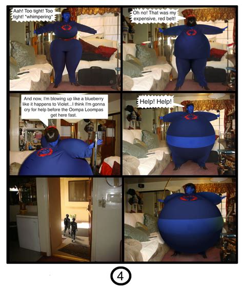 Blueberry Inflation Chew It Kristina Comic Pg 4 By Magic Kristina Kw