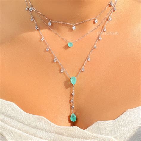 Choker Pontos De Luz Luxo It Stone Semi J Ias Esmeraldas