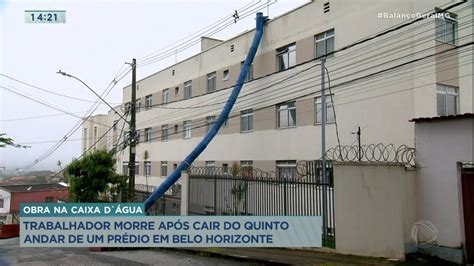 Trabalhador morre ao cair do quinto andar de prédio em BH Minas