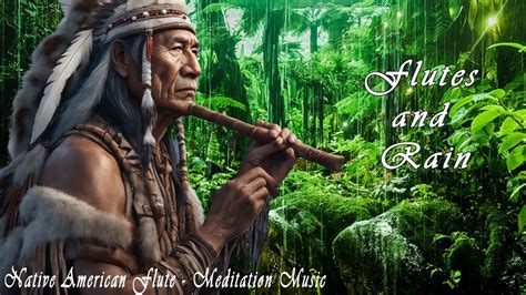 Native American Flutes And Rain Music For Sleep Relaxation Or