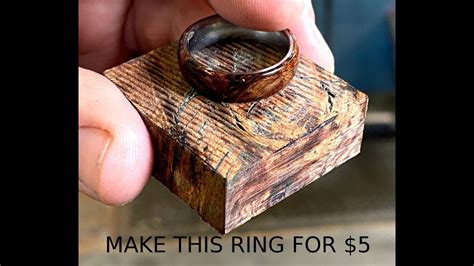 Woodturning A Beautiful Ring And It Cost Less Than Wood Ring