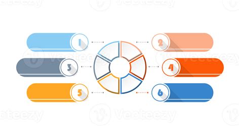 Infographic With 6 Steps Process Or Options 19000586 Png