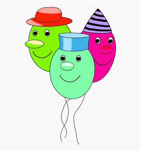 Funny Birthday Balloons - Balloon, HD Png Download - kindpng