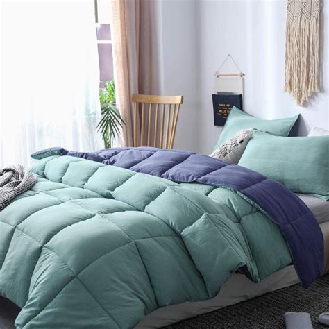 Kasentex Season Down Alternative Quilted Comforter Set Reversible Ultra Soft Duvet Insert