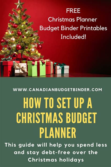 How To Set Up A Christmas Budget Planner 4 Free Budget Binder Printables Christmas On A