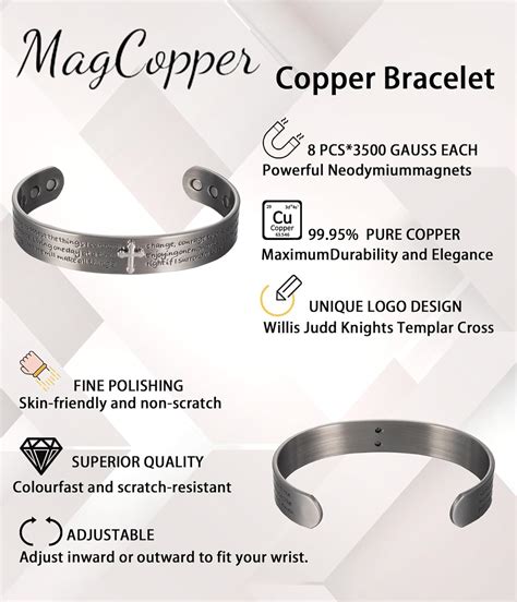 Enercoppex Pulseras Magn Ticas De Cobre Para Mujeres Y Hombres Para