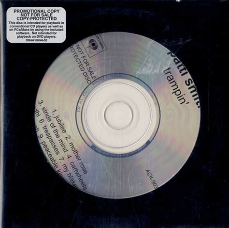 Patti Smith Trampin Us Promo Cd Album Cdlp 281638