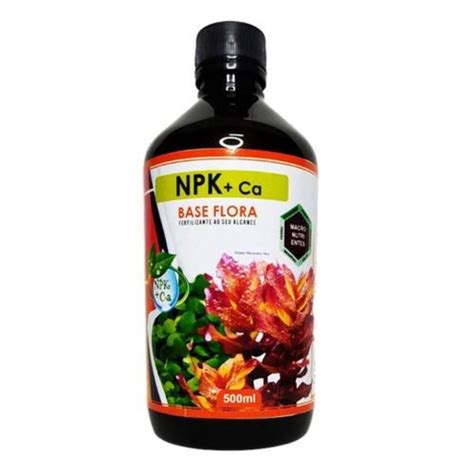 Fertilizante Npk Ca Base Flora Ml P Aqu Rio Plantado Shopee Brasil