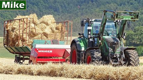 Shooting And Pressing Bales Fendt Lely Welger Balen