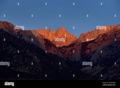 Whitney Portal View From Alabama Hills Lone Pine California Eastern