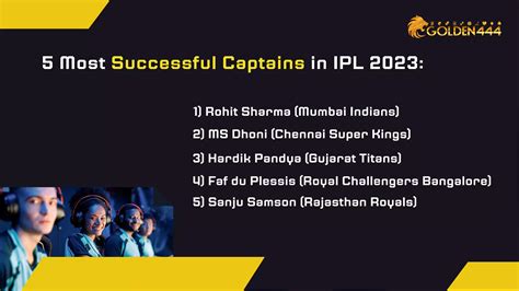 Most Successful Captains In Ipl Pdf