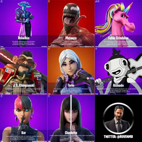 Todos Los Skins De Fortnite Temporada 8 Y Objetos Cosméticos Nuevos