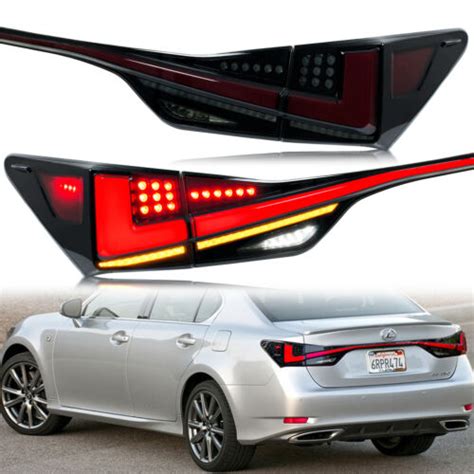 Led Tail Lights For Lexus Gs Gs T Gsf Sequential Black