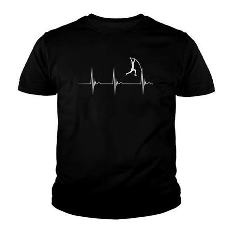 Pole Vault Heartbeat Pole Vaulter Ekg Pole Vaulting Athletes T Shirt