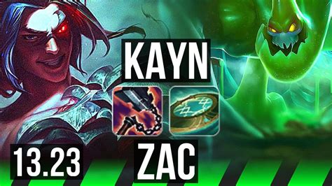 Kayn Vs Zac Jng M Mastery Games Legendary Kr