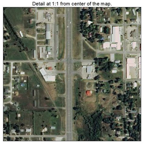 Aerial Photography Map Of Warner Ok Oklahoma