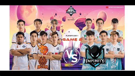 Game Burn X Flash Vs Impunity Kh Playoffs Mpl Cambodia Spring