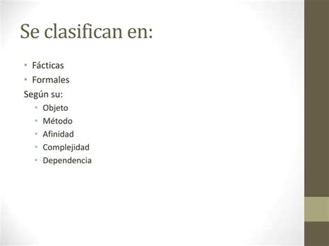 Clasificacion De Las Ciencias PPT