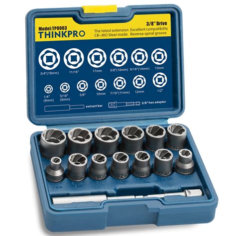 Buy Thinkpro Upgraded Bolt Extractor Set Pcs Impact Bolt Nut