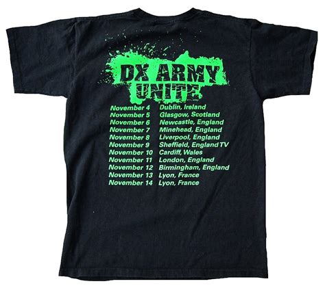 Dx Army D Generation X Official Wwe Wrestling Invasion Tour 2009 T