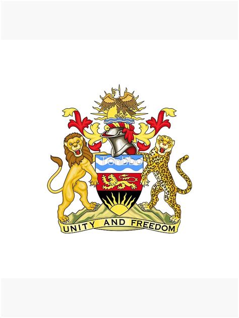 Malawi Coat Of Arms Art Board Print For Sale By Tonbbo Redbubble