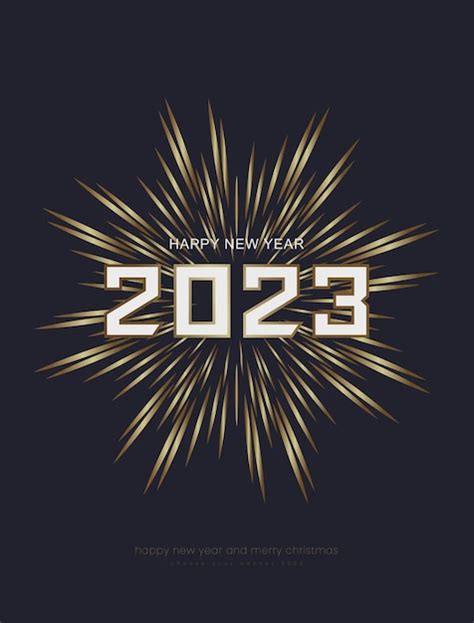 Premium Vector Happy New Year 2023 Banner Design Used In Poster And