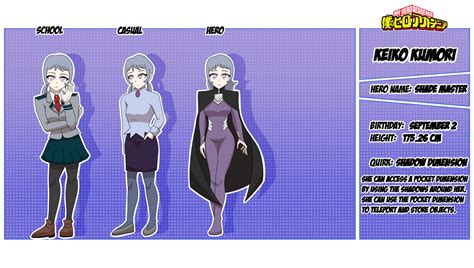 Bnha Oc Keiko Kumori By Knight Engale On Deviantart