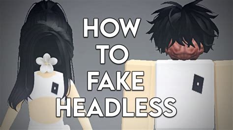 How To Fake Headless On Roblox Roblox Cool Ideas Outftis